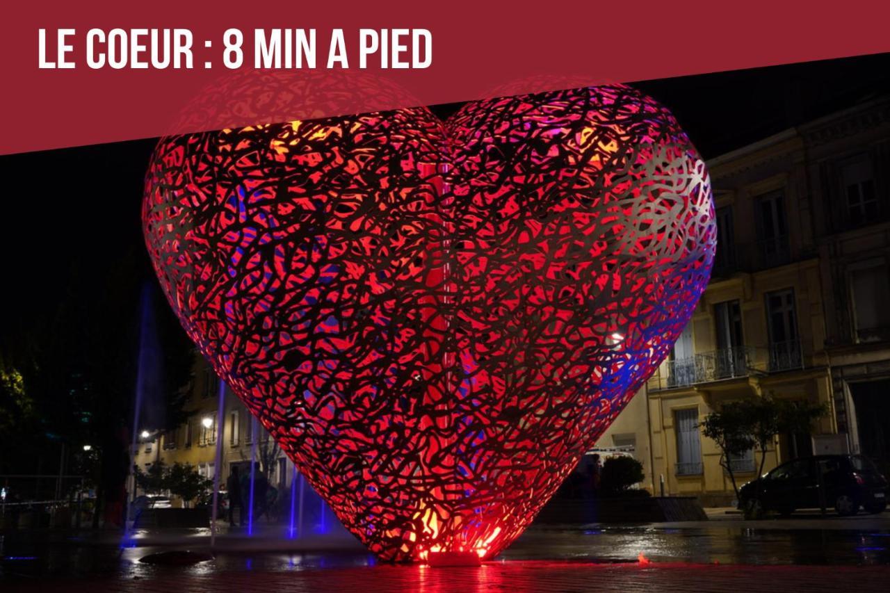 Quartier Des Theatres Centre, Wifi Et Parking - Zen Appart Troyes Luaran gambar