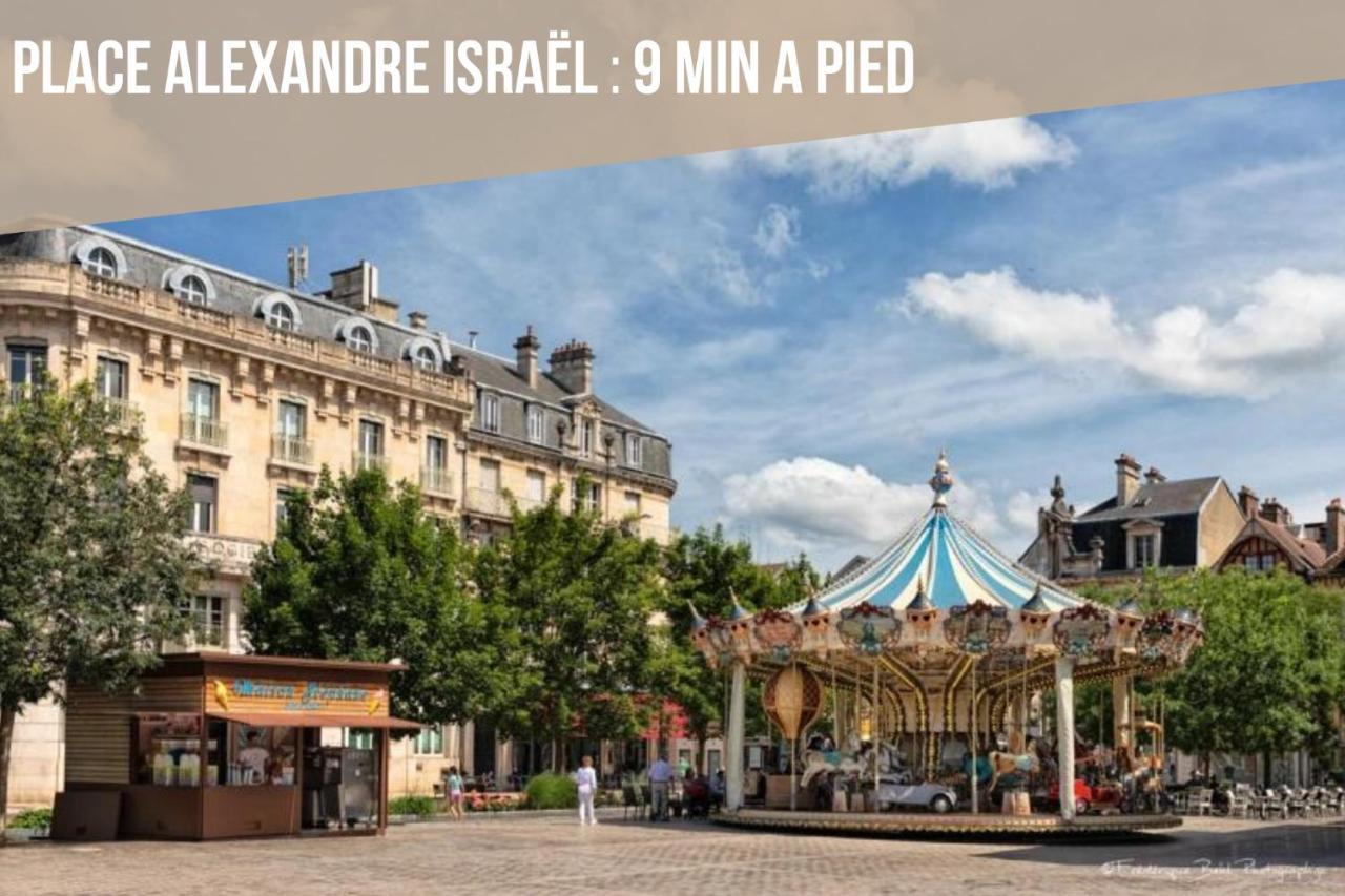 Quartier Des Theatres Centre, Wifi Et Parking - Zen Appart Troyes Luaran gambar