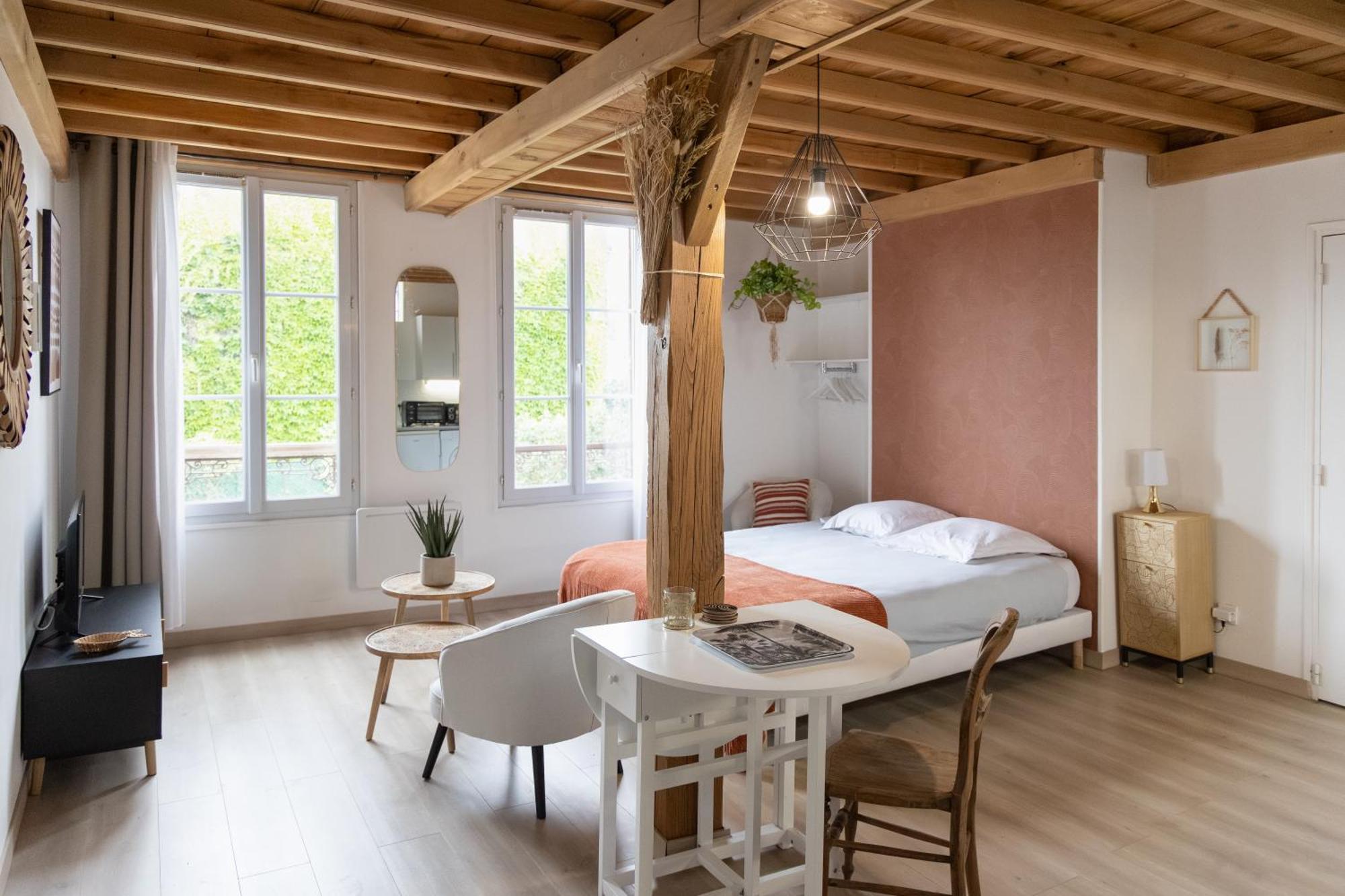 Quartier Des Theatres Centre, Wifi Et Parking - Zen Appart Troyes Luaran gambar